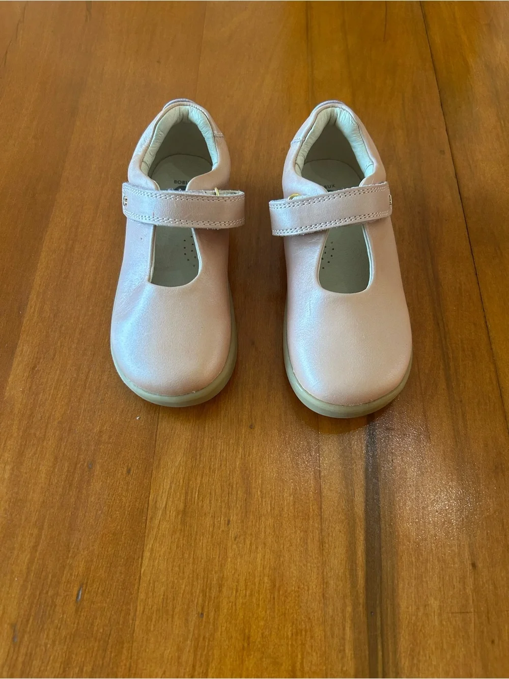 NWOB Bobux I-Walk Delight Girls Leather Shoes Dusk Pearl Shoe Size EU26 US 9.5